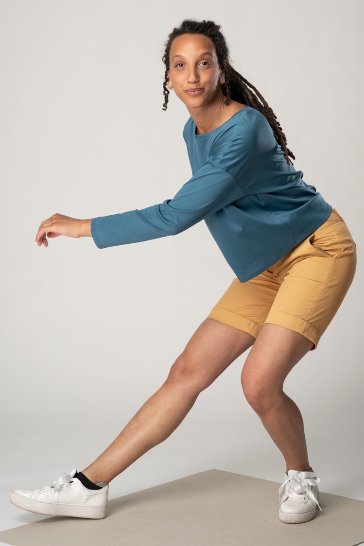 Bermuda Shorts "Sophia" Mustard für Damen
