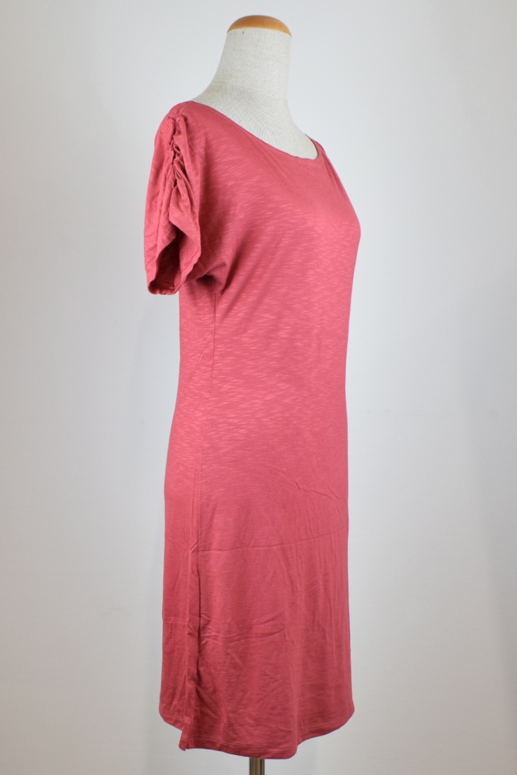 Viskose Kleid "Lizzy" in Pink von der rechten Seite