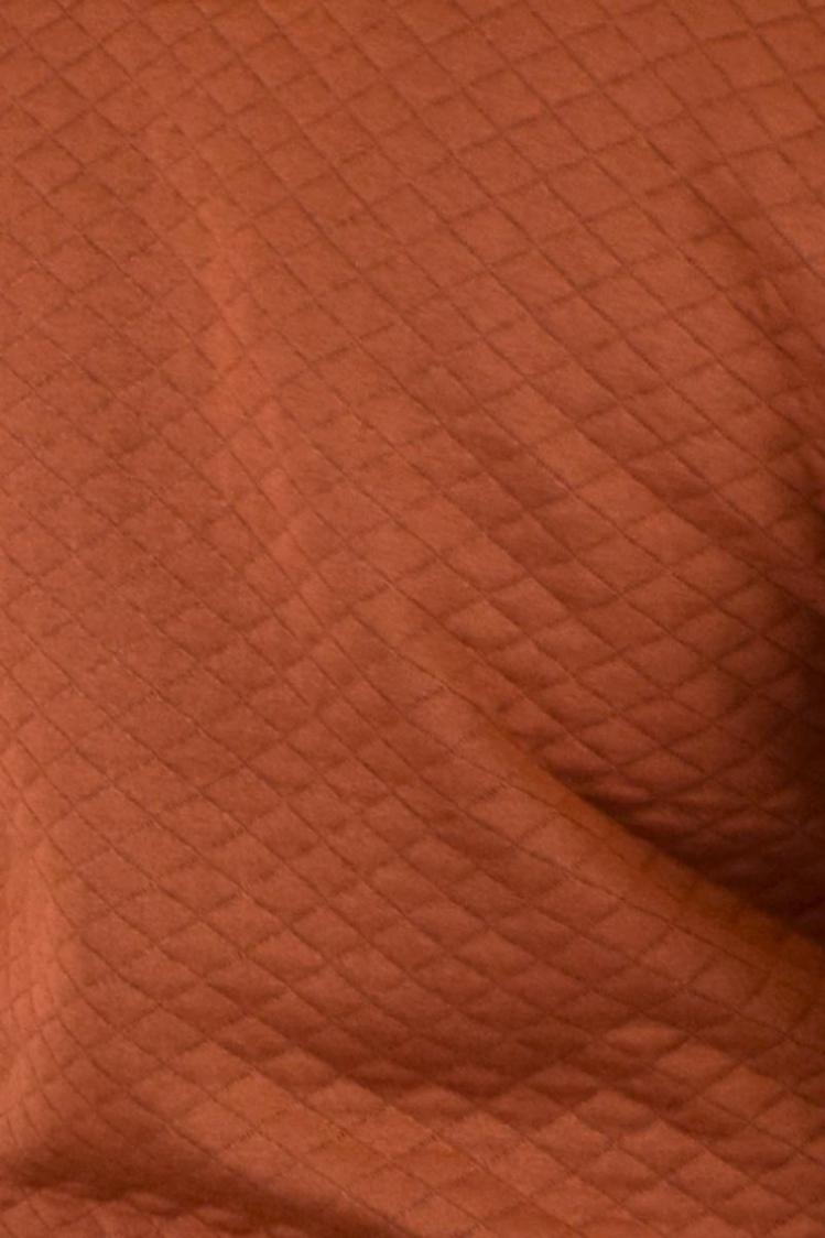Blouson Jacke für Herren Terracotta Detailansicht Steppmuster