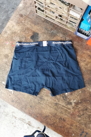 Underwear "Knowledge" 2 Stck. Trunks Bio - blau weiß gestreift navy