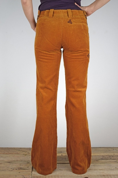 Cord Schlaghose Zimmermann in Orange Ansicht von hinten