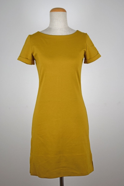 Mrs.Hippie Kleid "Fiona" von Adrett aus Viskose in gelb sand