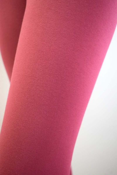 Nachhaltige Leggings aus Bio-Baumwolle in Pink Rückansicht