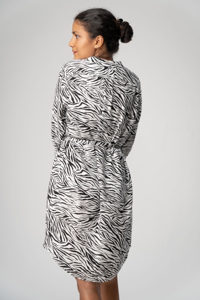 Blusenkleid "Vera" - zebra gemustert