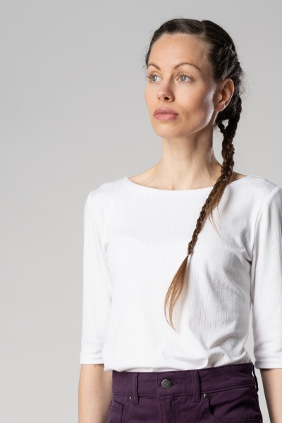 Shirt "Chayenne" 1/2 Arm in Weiß für Damen