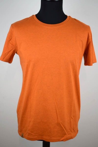 Greenbomb T-Shirt für Herren in Orange Uni Ansicht Front