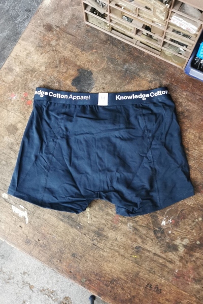 Underwear "Knowledge" 3 Stck. Trunks Bio - navy