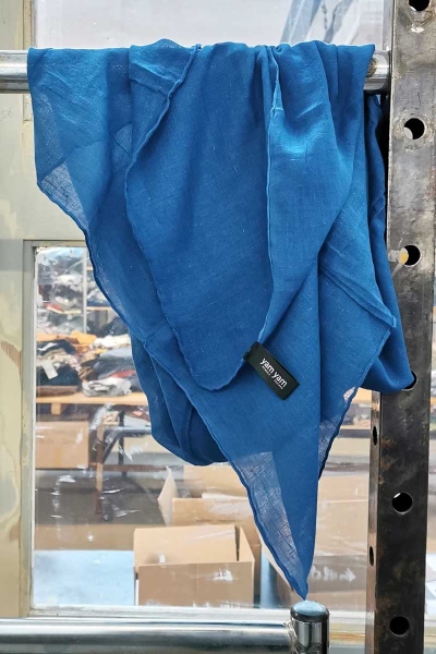 Yam Yam Tuch aus Baumwolle 100x100 in Königsblau Farbe Rosa - Maße 100 x 100 cm